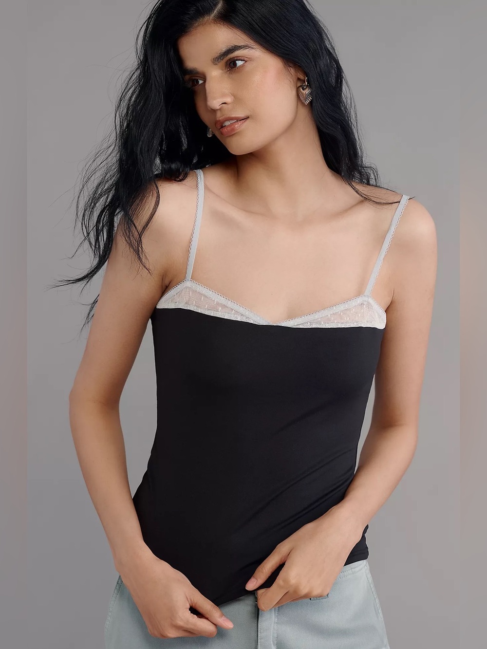 Maeve Twofer Peekaboo Tank Top